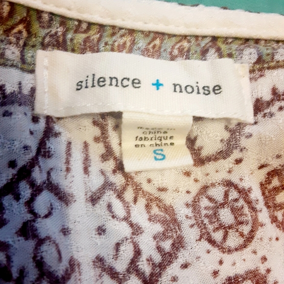 Boho Style Silence + Noise Long Sleve Open Front High Low Blouse - Picture 5 of 15